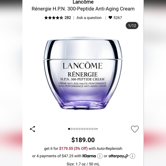 2/$20✨️Lancome Renergie Cream✨️ - Picture 3 of 4